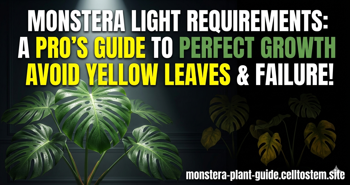 Monstera Light Requirements A Pro’s Guide to Perfect Growth