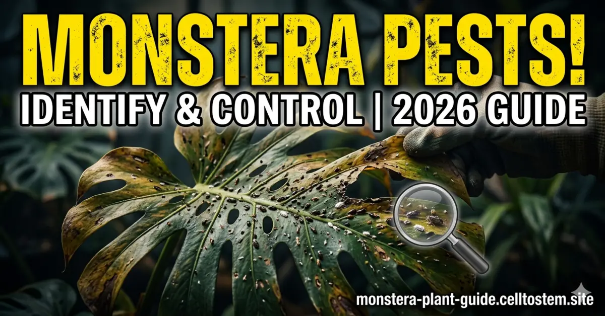 Monstera Plant Pests Identification and Control 2026 Guide
